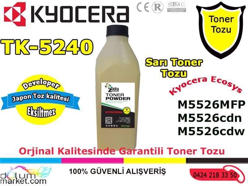 Kyocera_TK_5240_Toner_toz_Sarı