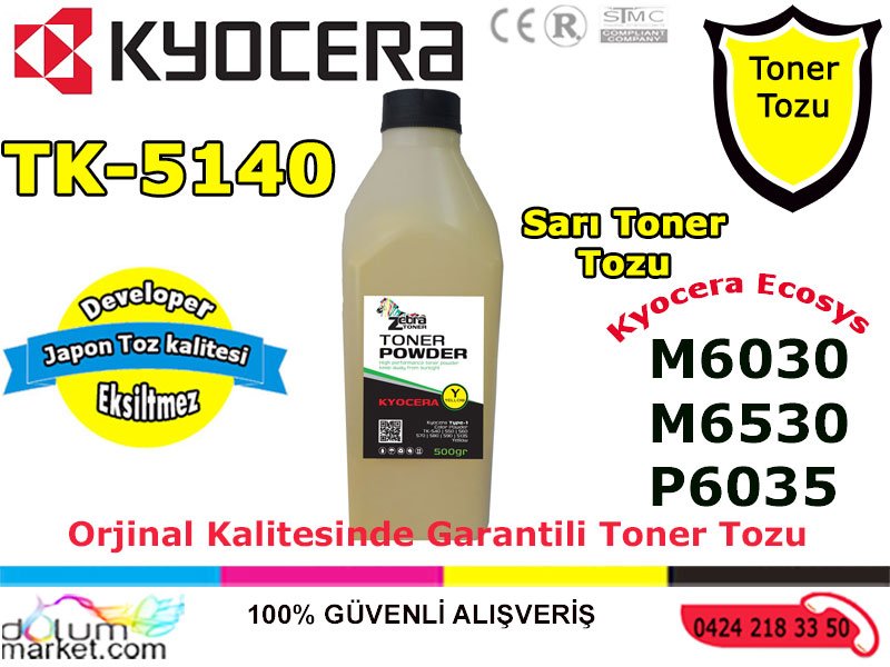 TK-5140-Sarı-Toner-Tozu