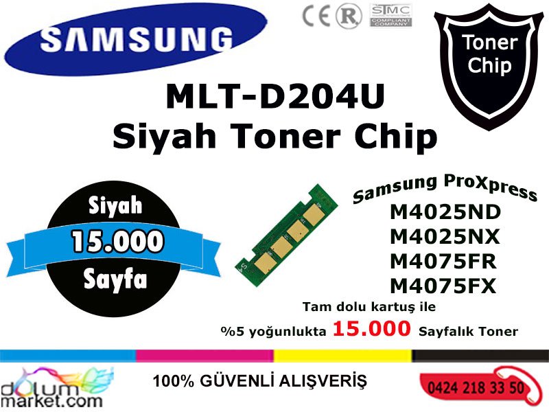 SAmsung-D204U-Toner Chip