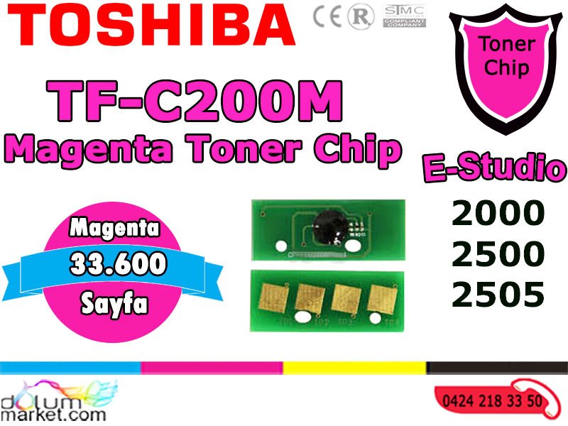 Toshiba_TF_C200_Toner_Chip_Magenta