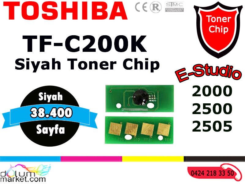 Toshiba_TF_C200_Toner_Chip_Siyah