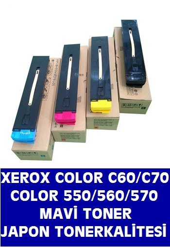 XEROX C60 TONER,XEROX COLOR C60 C70 TONER,006R01660 Mavi