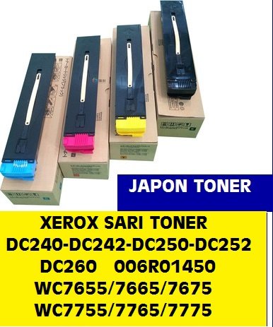 Xerox dc240 toner,xerox dc250 toner,sarı 006R01450