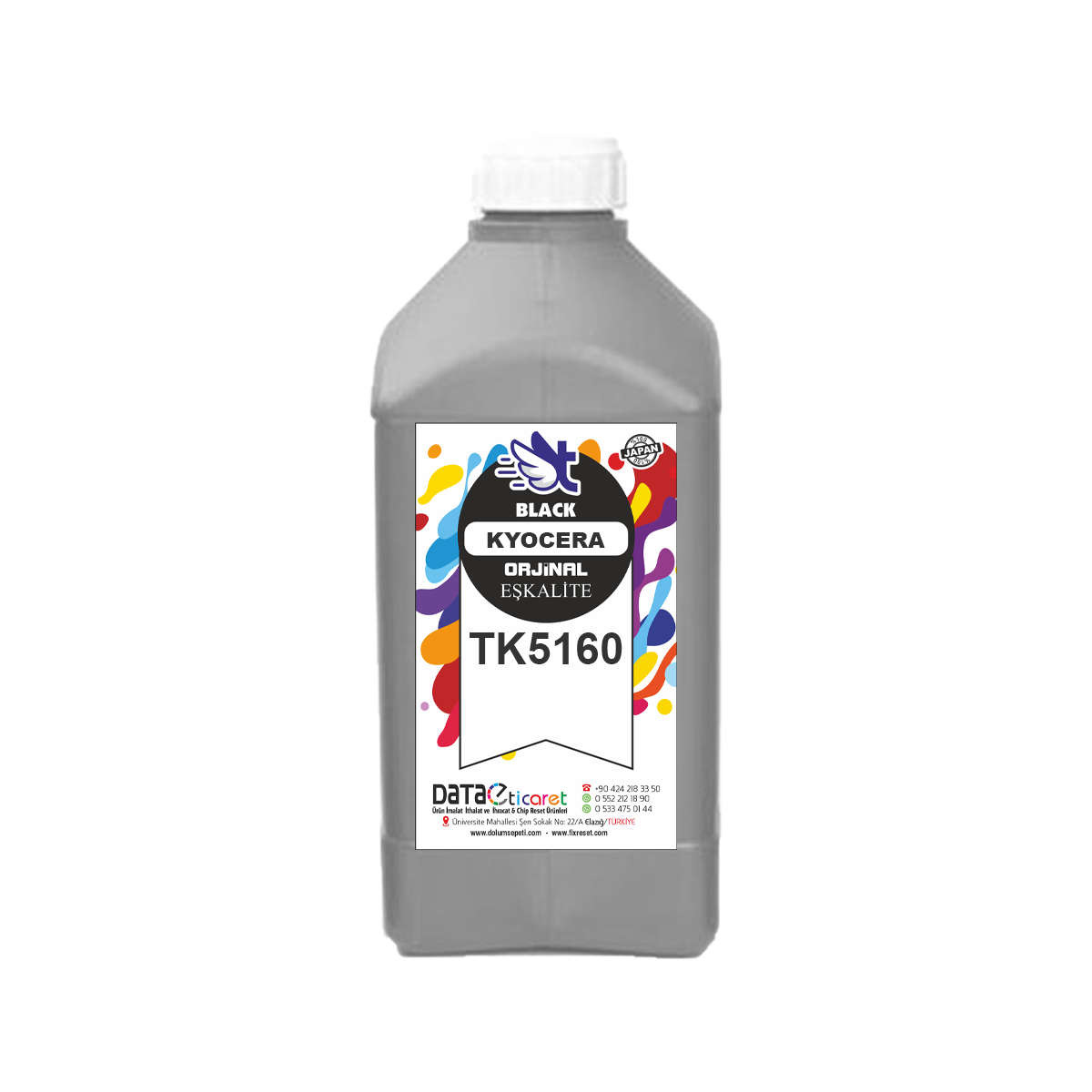 Kyocera Ecosys TK-5160 Siyah Toner Tozu-250Gr.