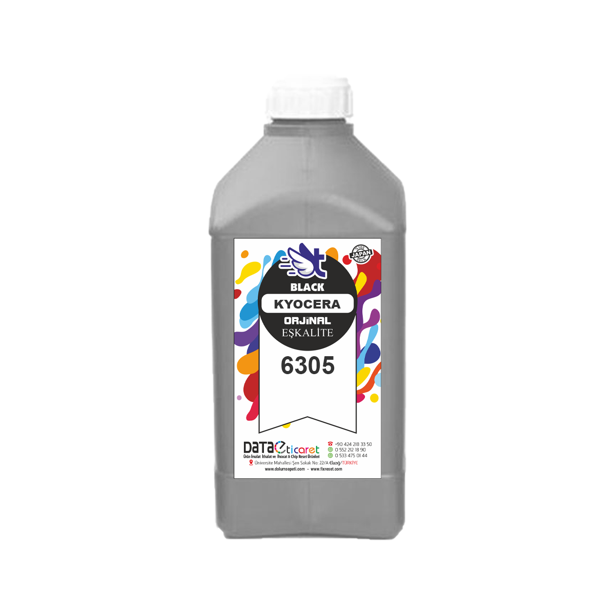 Kyocera Ecosys Toner Tozu TK-6305 Siyah -800Gr.