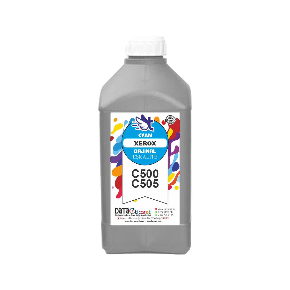 Mavi C500 C505 Toner Kartuş Dolum Toz Versalink 106R03877 106R03881 106R03884